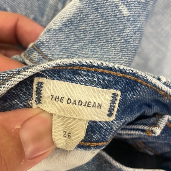 Madewell Women’s Light Wash Bleach Distressed Dadjean Size 26 - Picture 4 of 14